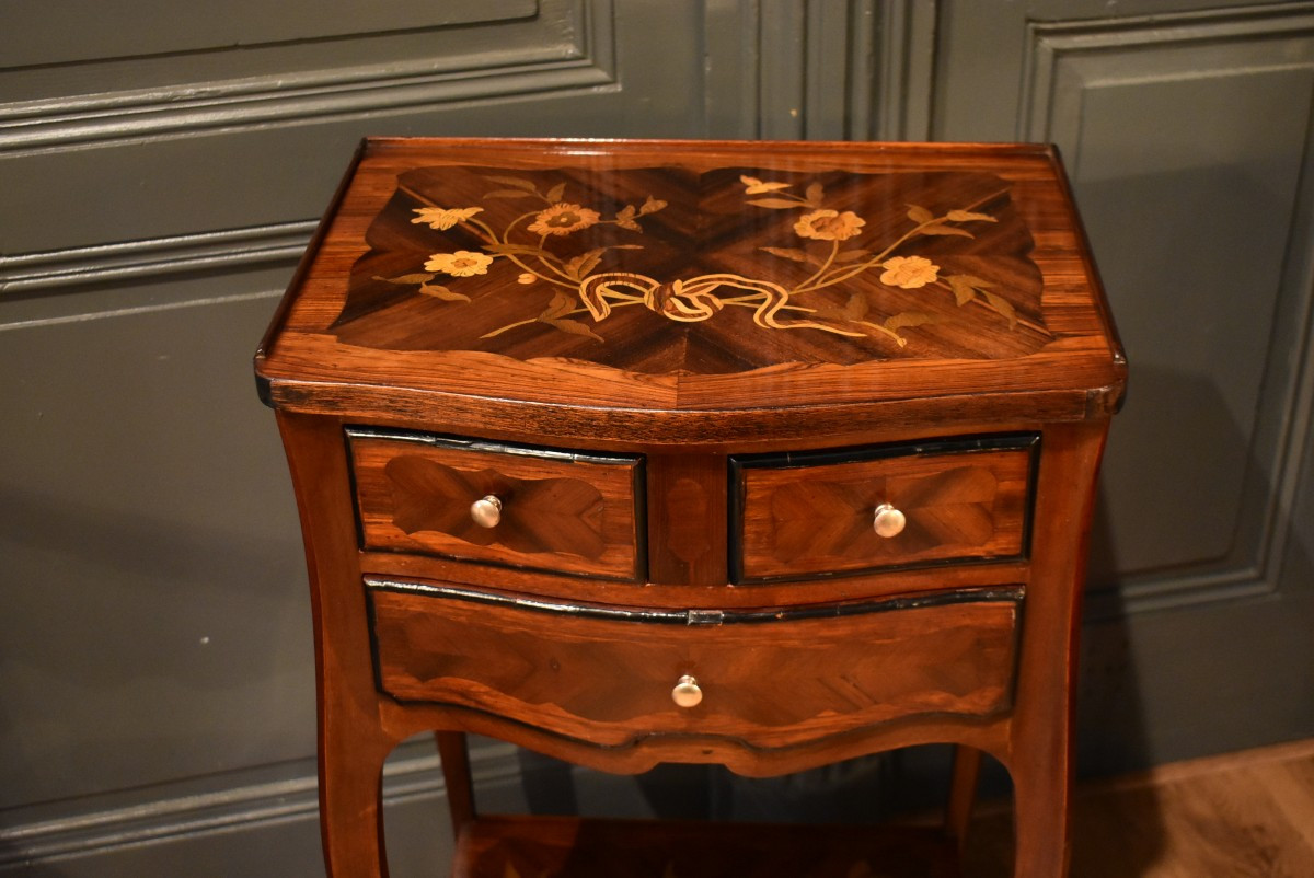 Table chiffonnière de style Louis XV de Gouffé-photo-3