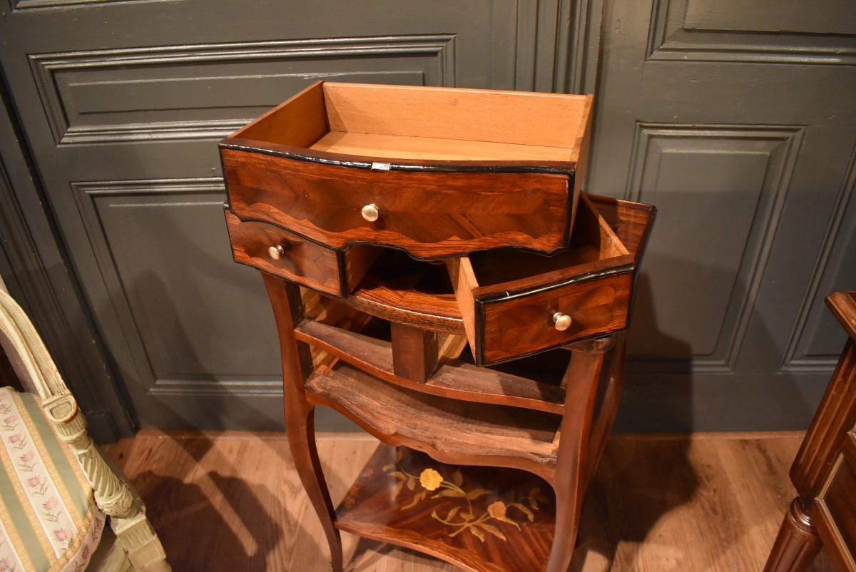 Table chiffonnière de style Louis XV de Gouffé-photo-4