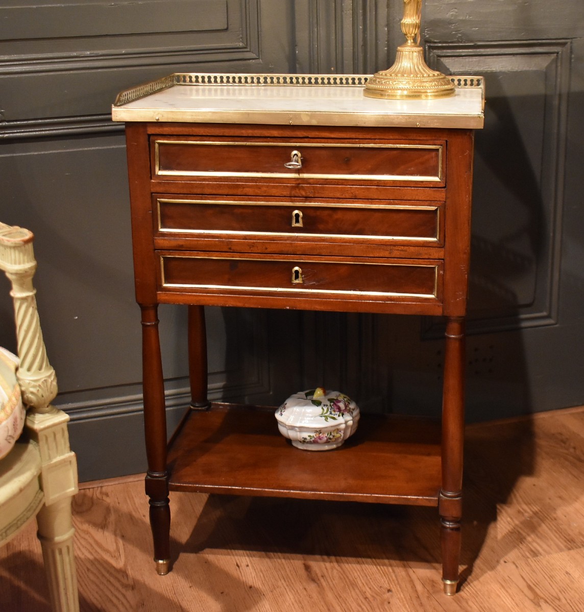 Directoire Style Mahogany Chiffonier Table-photo-2