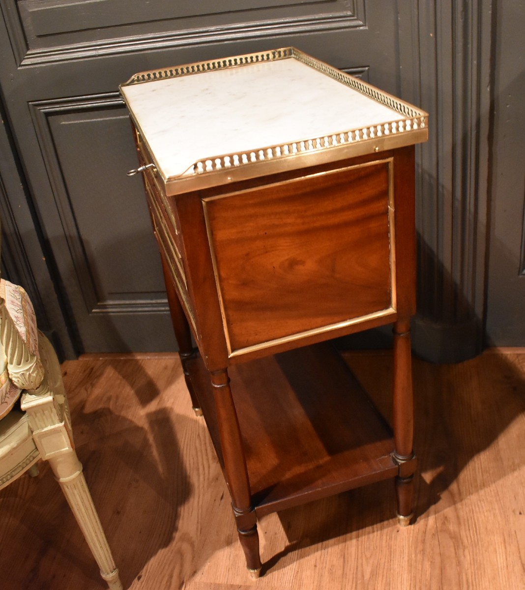 Directoire Style Mahogany Chiffonier Table-photo-6