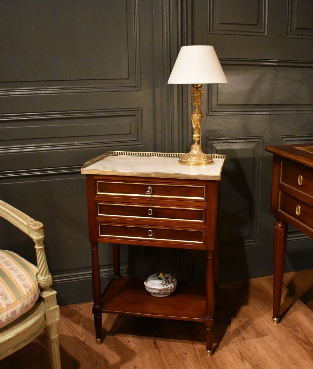 Directoire Style Mahogany Chiffonier Table
