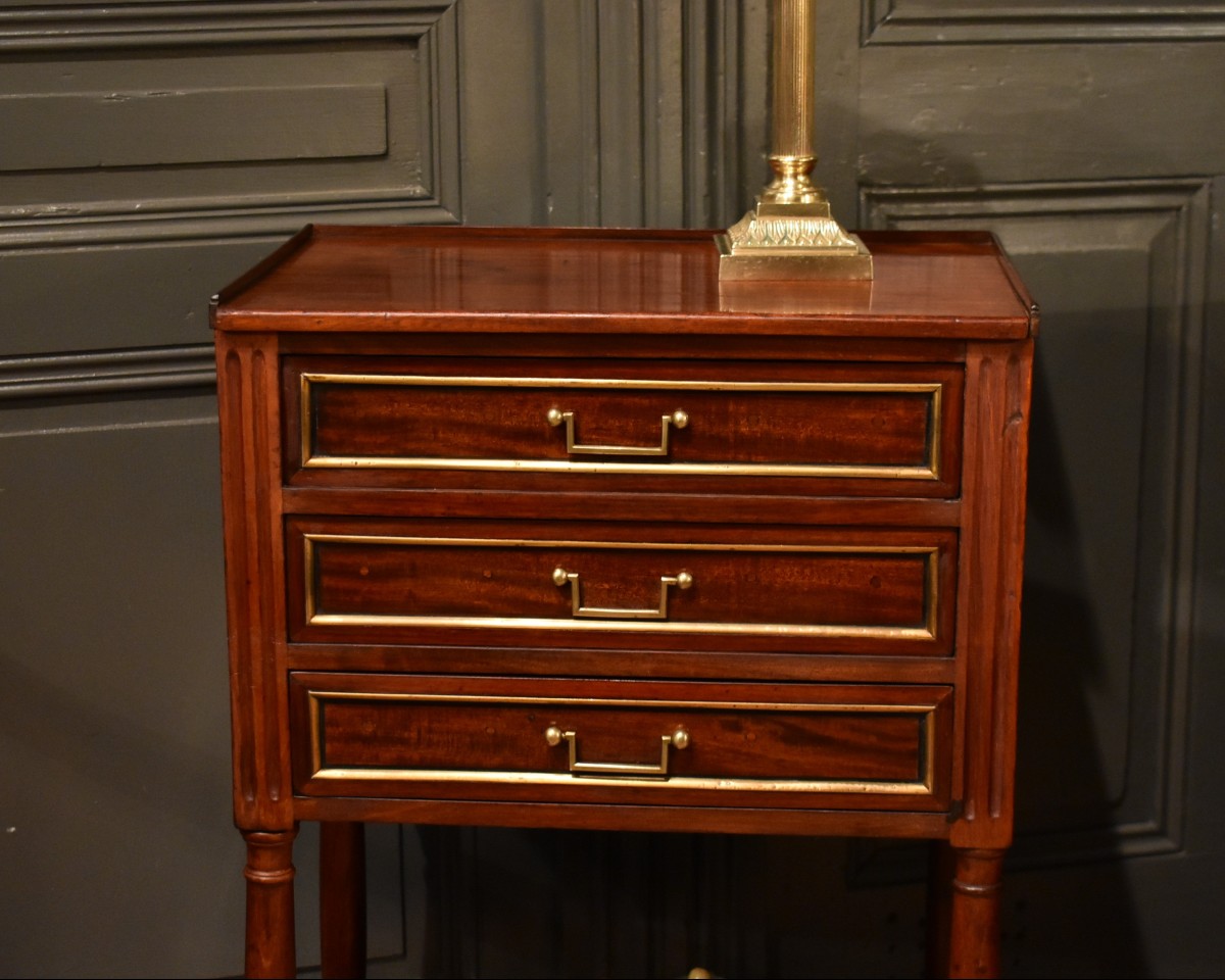 Table chiffonnière de style Louis XVI-photo-2