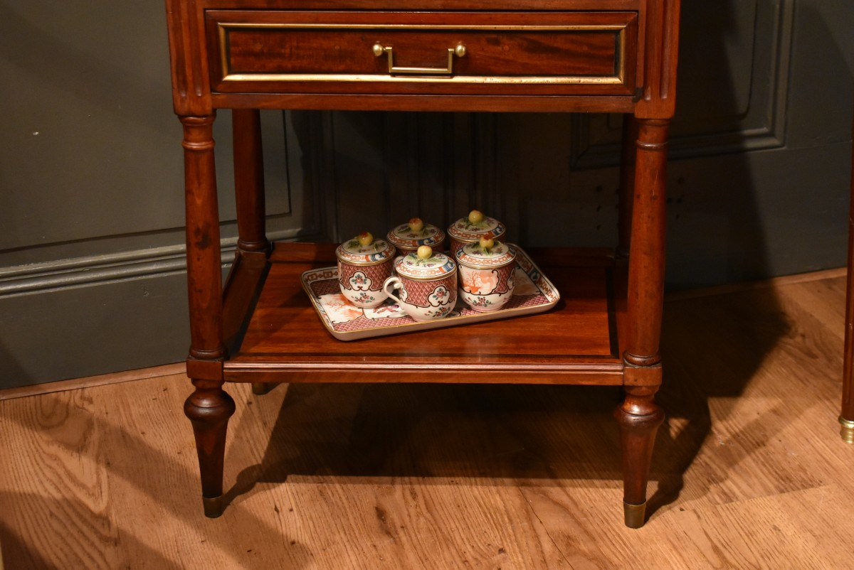 Table chiffonnière de style Louis XVI-photo-3