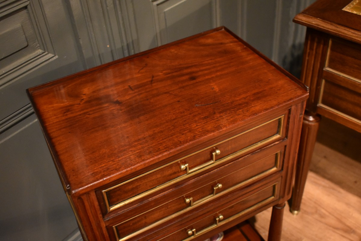 Table chiffonnière de style Louis XVI-photo-4