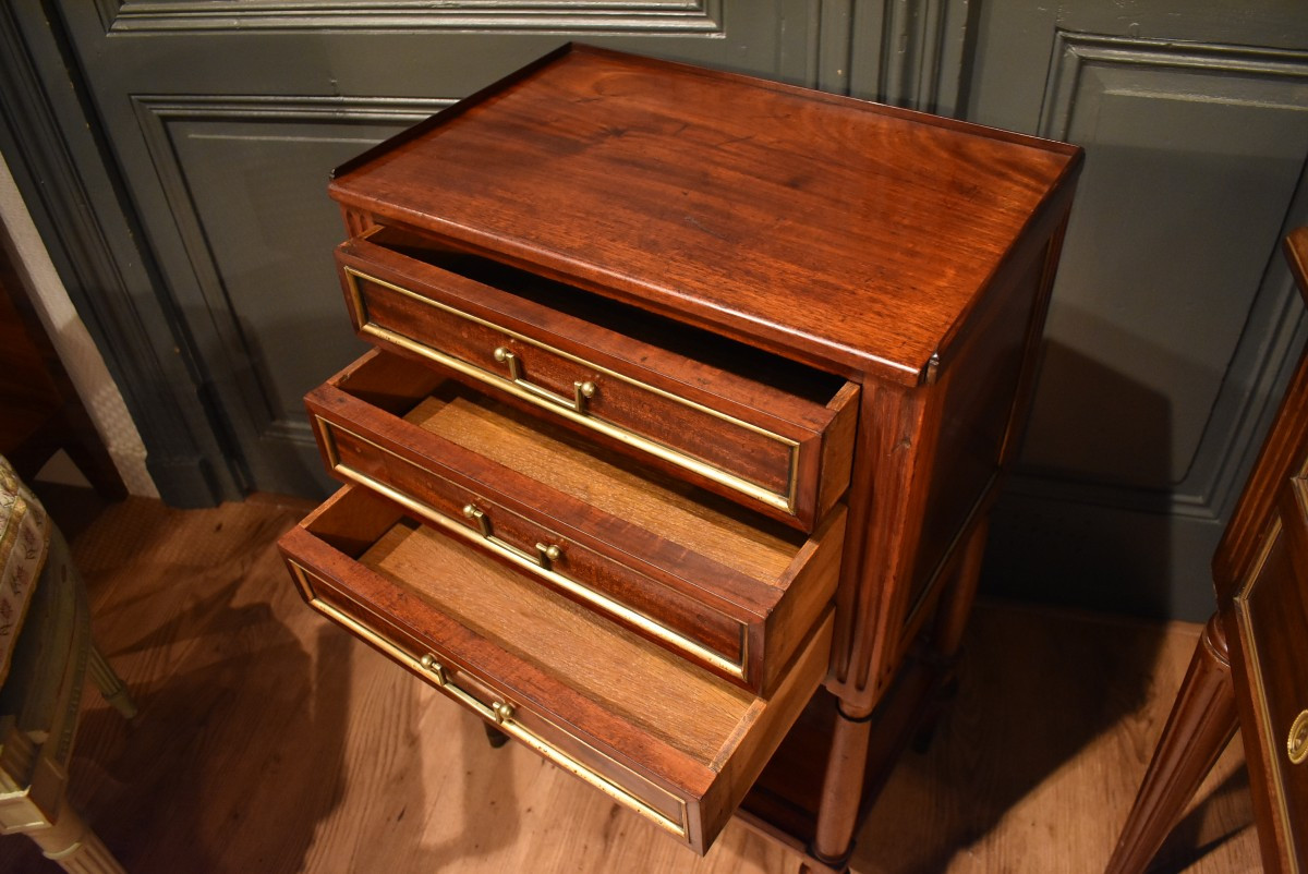 Table chiffonnière de style Louis XVI-photo-2