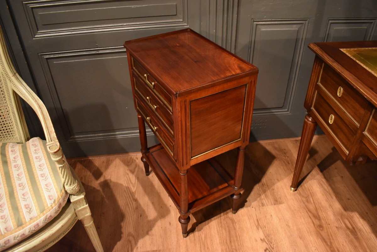 Table chiffonnière de style Louis XVI-photo-5