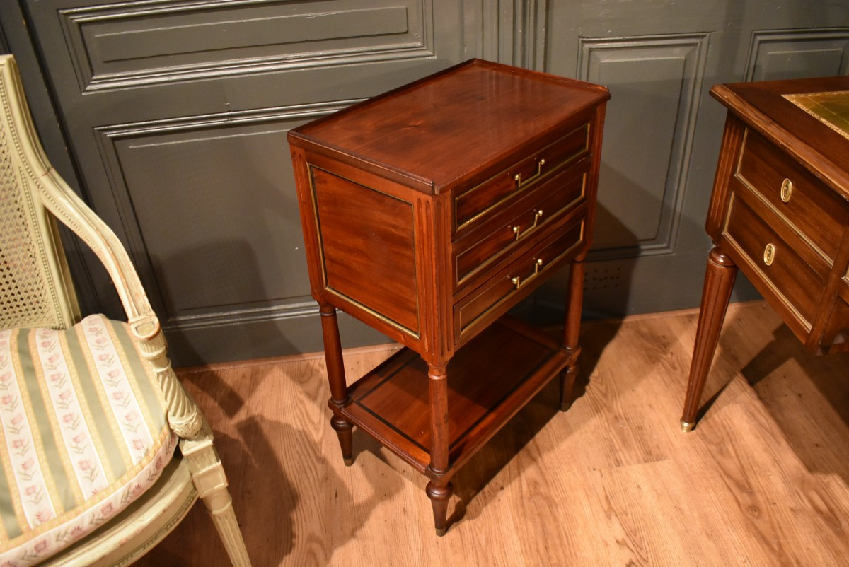 Table chiffonnière de style Louis XVI-photo-6