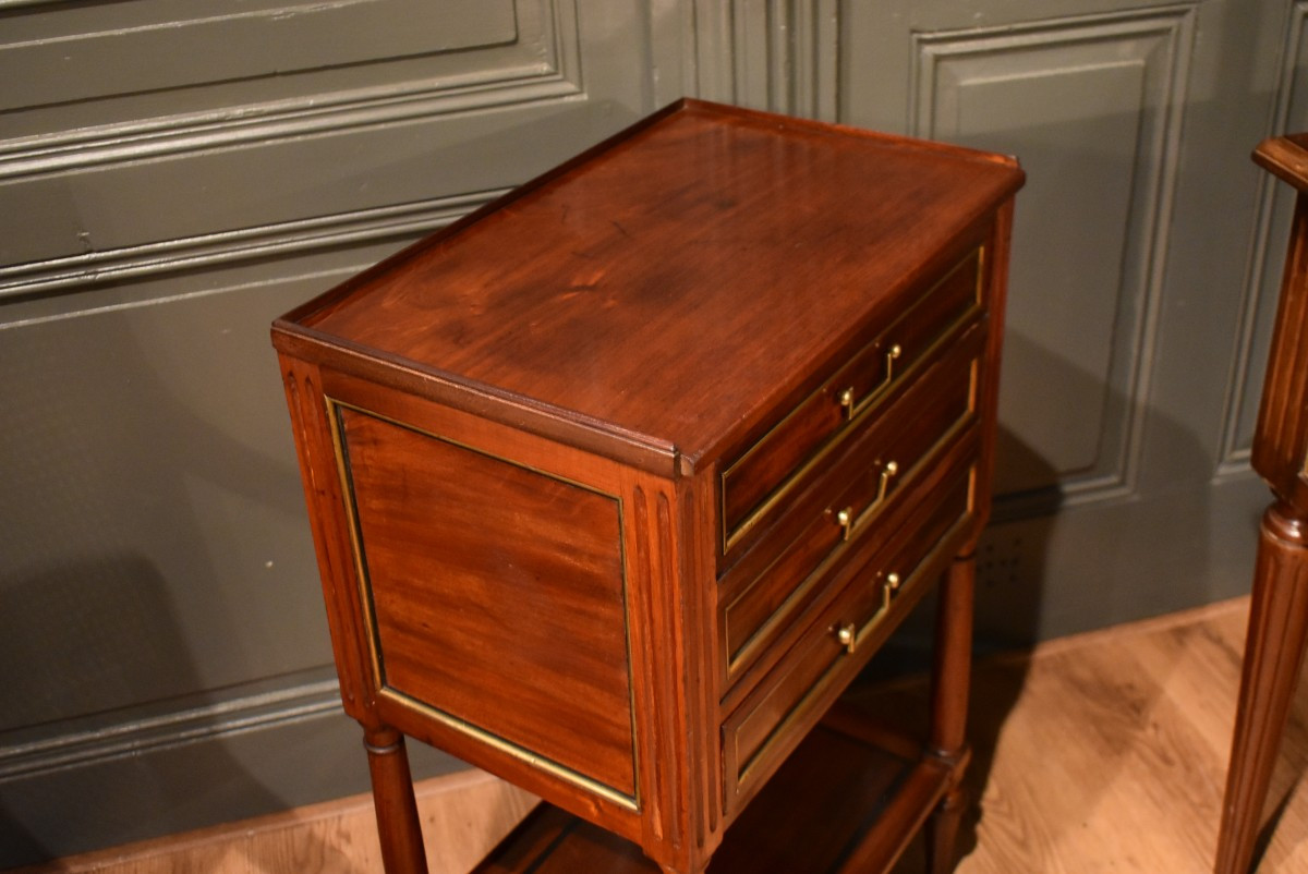 Table chiffonnière de style Louis XVI-photo-7