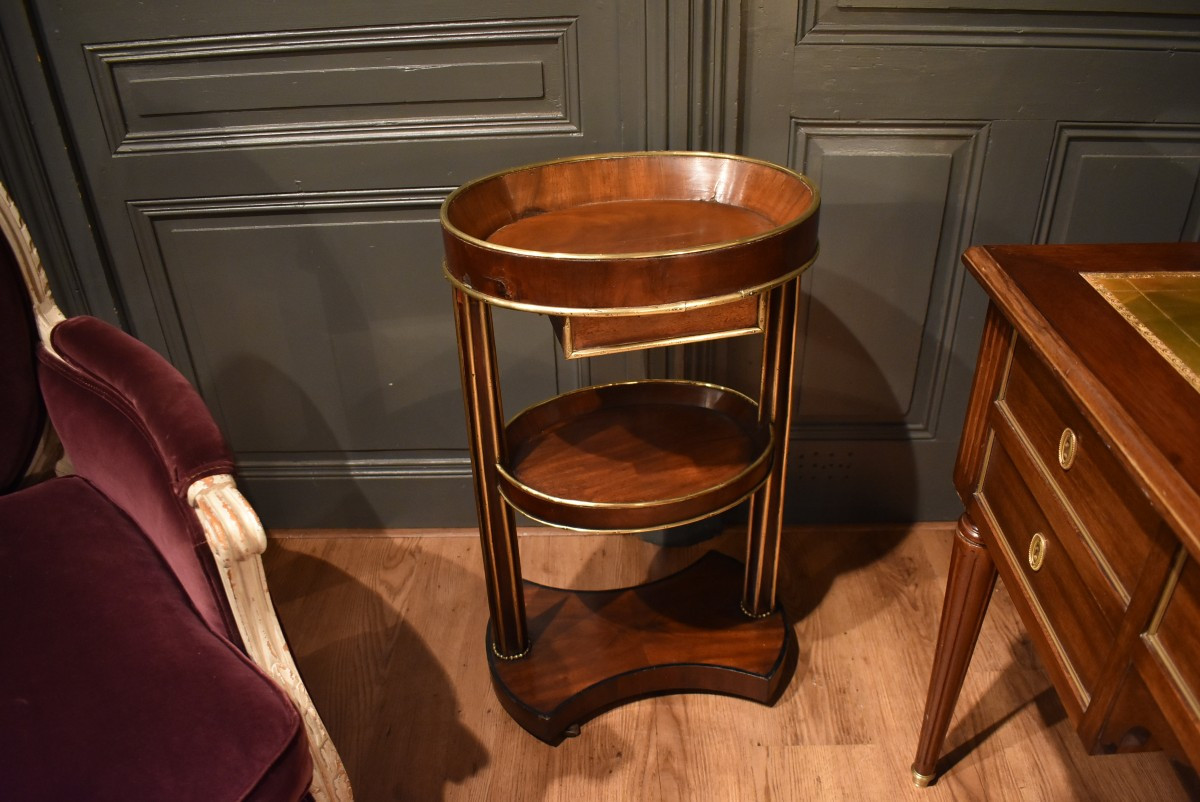 Mahogany Side Table-photo-4