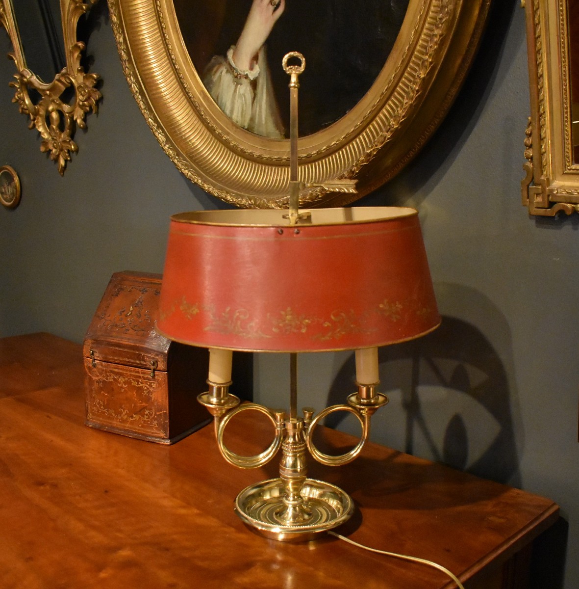 Lampe bouillotte à deux feux -photo-5