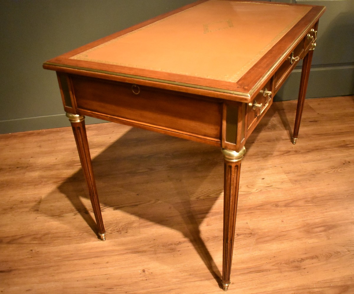 Bureau plat de style Louis XVI-photo-6