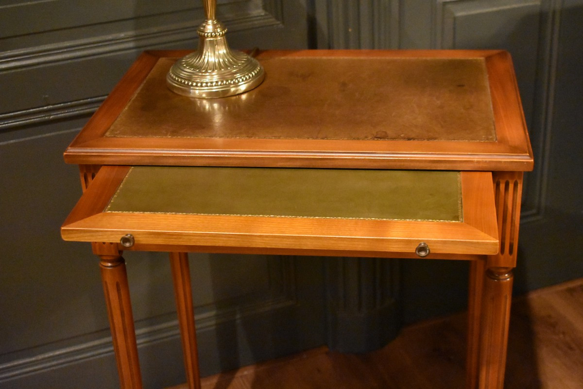 Small Louis XVI Style Side Table-photo-3