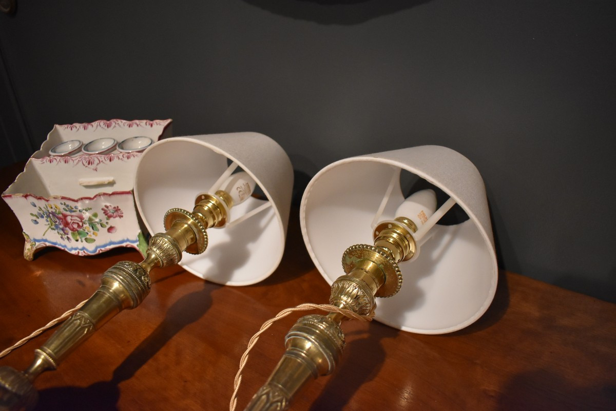 Pair Of Louis XVI Style Lamps-photo-8