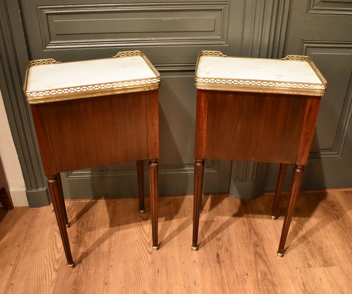 Paire de chevets de style Louis XVI-photo-6