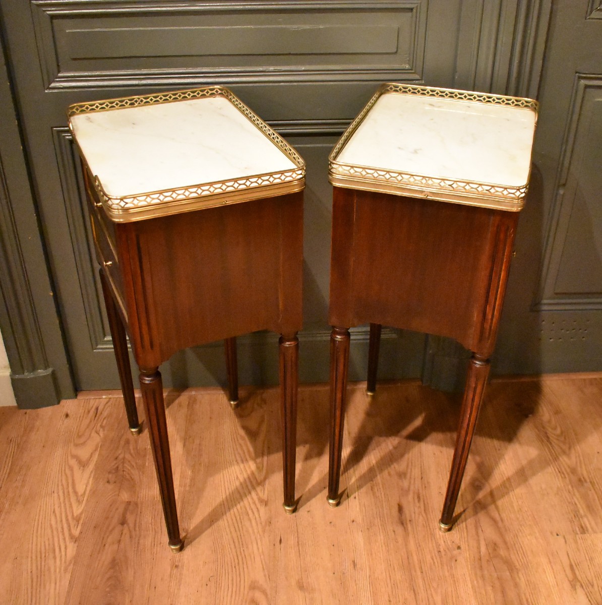 Paire de chevets de style Louis XVI-photo-7