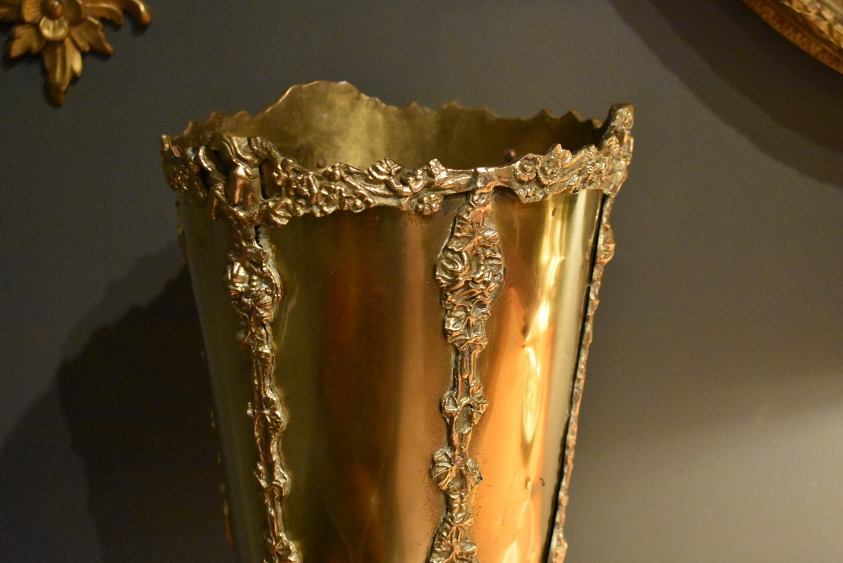 Brass Umbrella Or Walking Stick Holder-photo-2