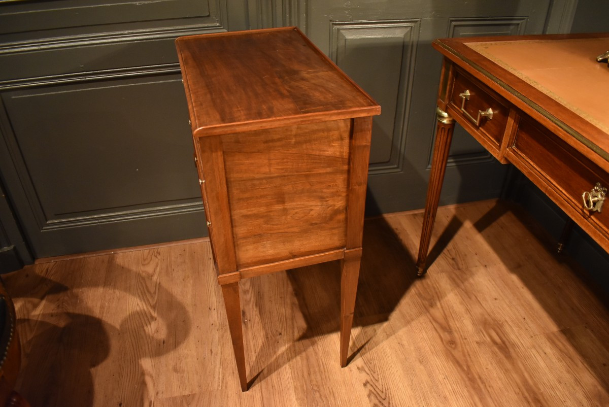 Louis XVI Style Bedside Table Or Side Table-photo-5