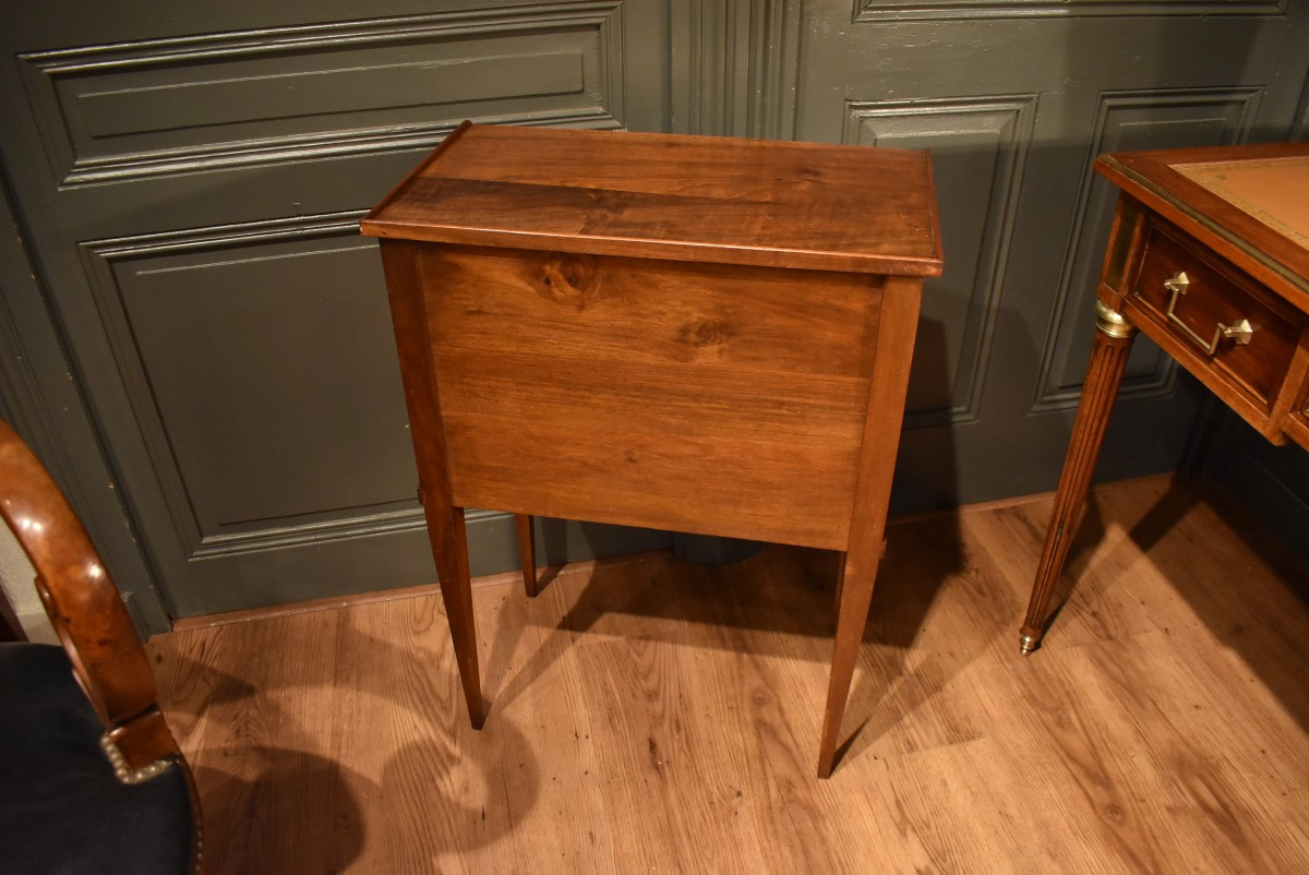Louis XVI Style Bedside Table Or Side Table-photo-6
