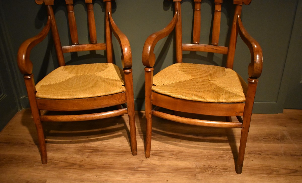Paire de fauteuils d'époque  Restauration-photo-3