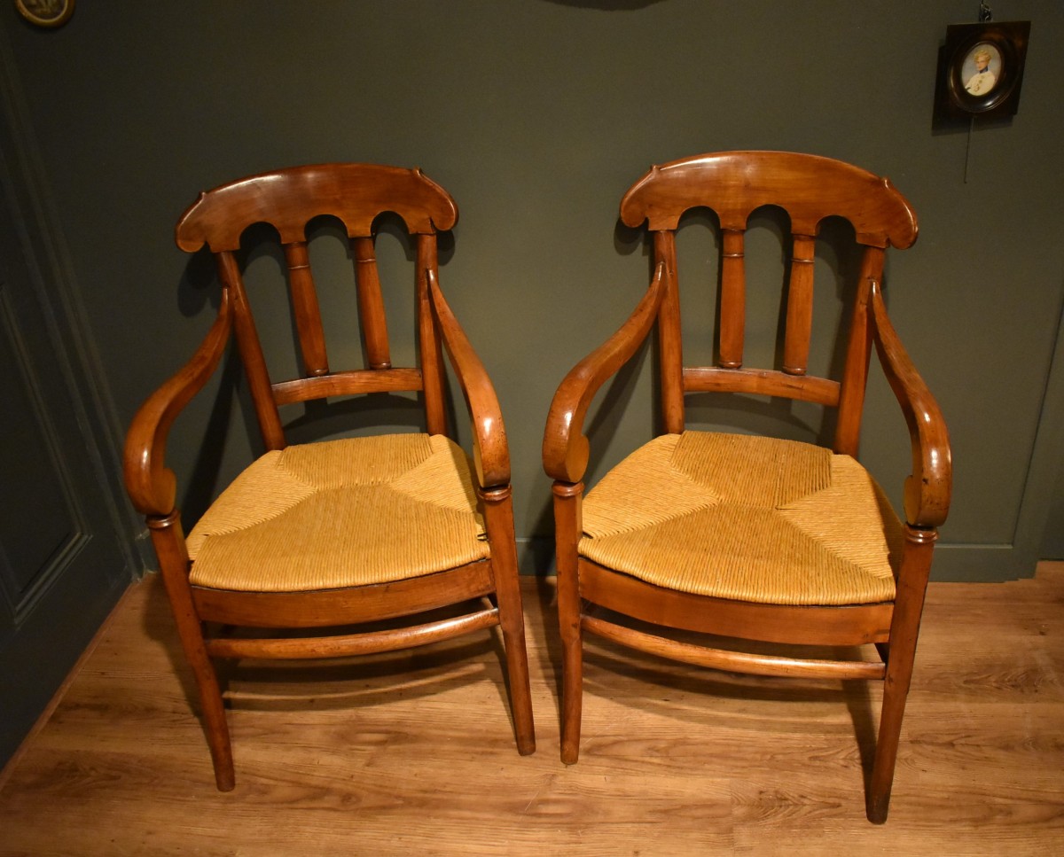 Paire de fauteuils d'époque  Restauration