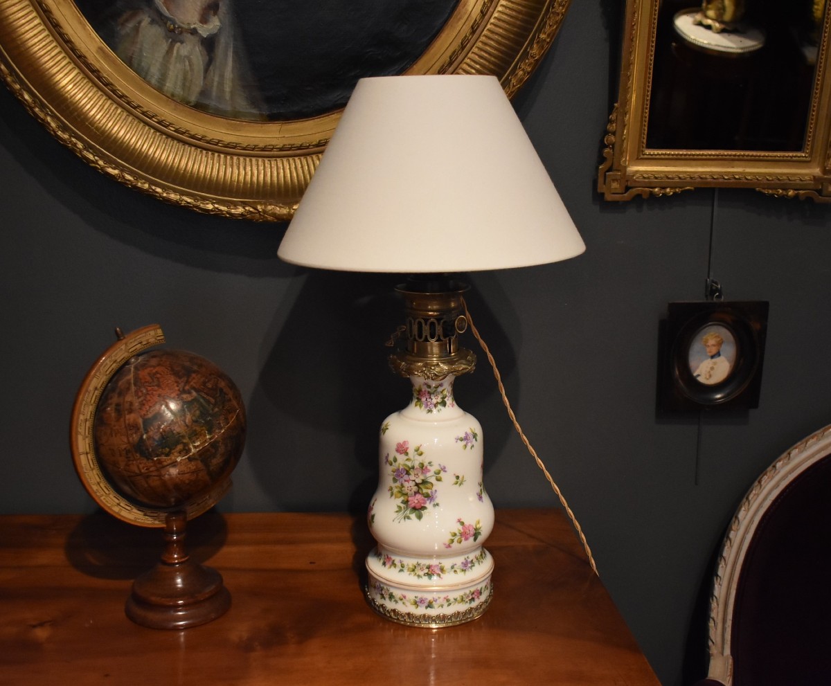 Lampe en porcelaine et bronze-photo-3