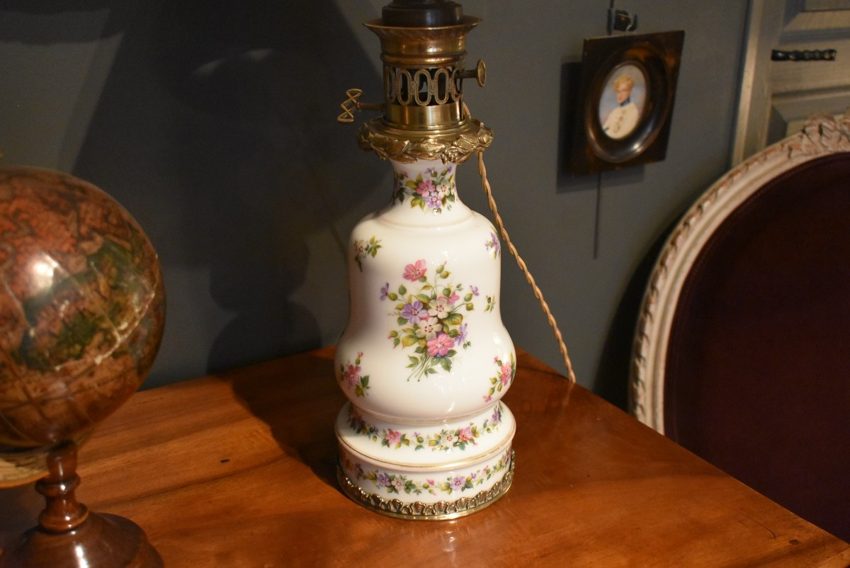 Lampe en porcelaine et bronze-photo-5