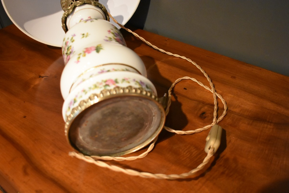 Lampe en porcelaine et bronze-photo-7