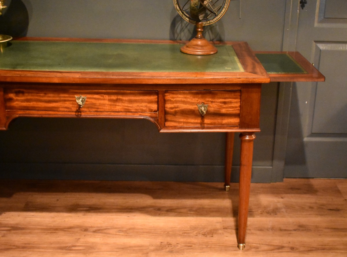 Bureau plat de style Louis XVI-photo-3