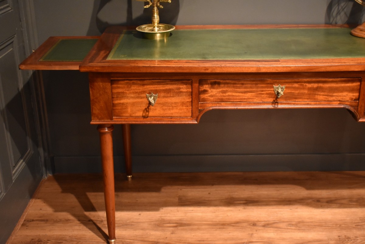 Bureau plat de style Louis XVI-photo-4