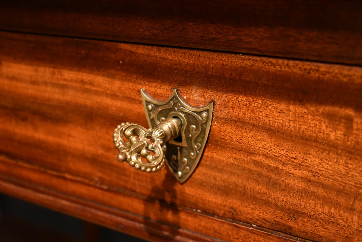 Bureau plat de style Louis XVI-photo-1