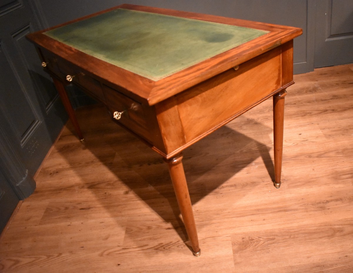 Bureau plat de style Louis XVI-photo-6