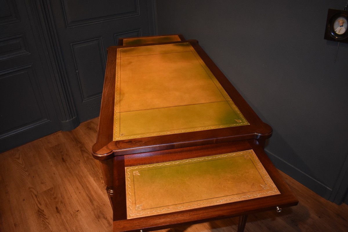 Bureau plat de style Louis XVI-photo-3
