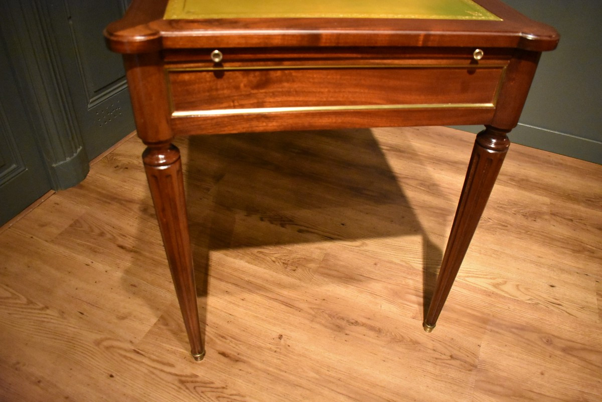 Bureau plat de style Louis XVI-photo-6