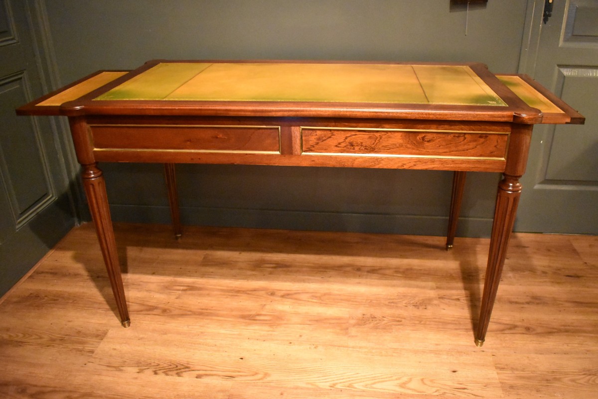 Bureau plat de style Louis XVI-photo-8