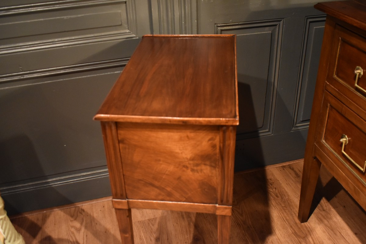 Chevet ou table d'appoint de style Louis XVI-photo-3