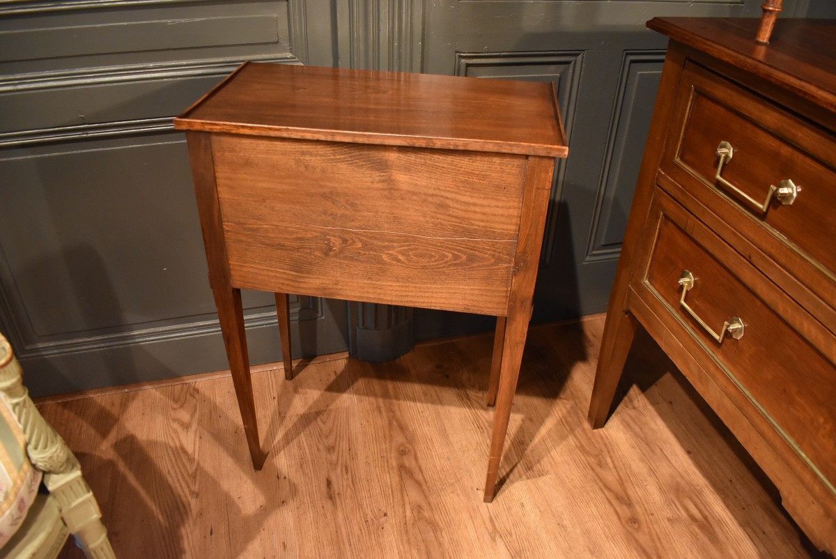 Chevet ou table d'appoint de style Louis XVI-photo-4