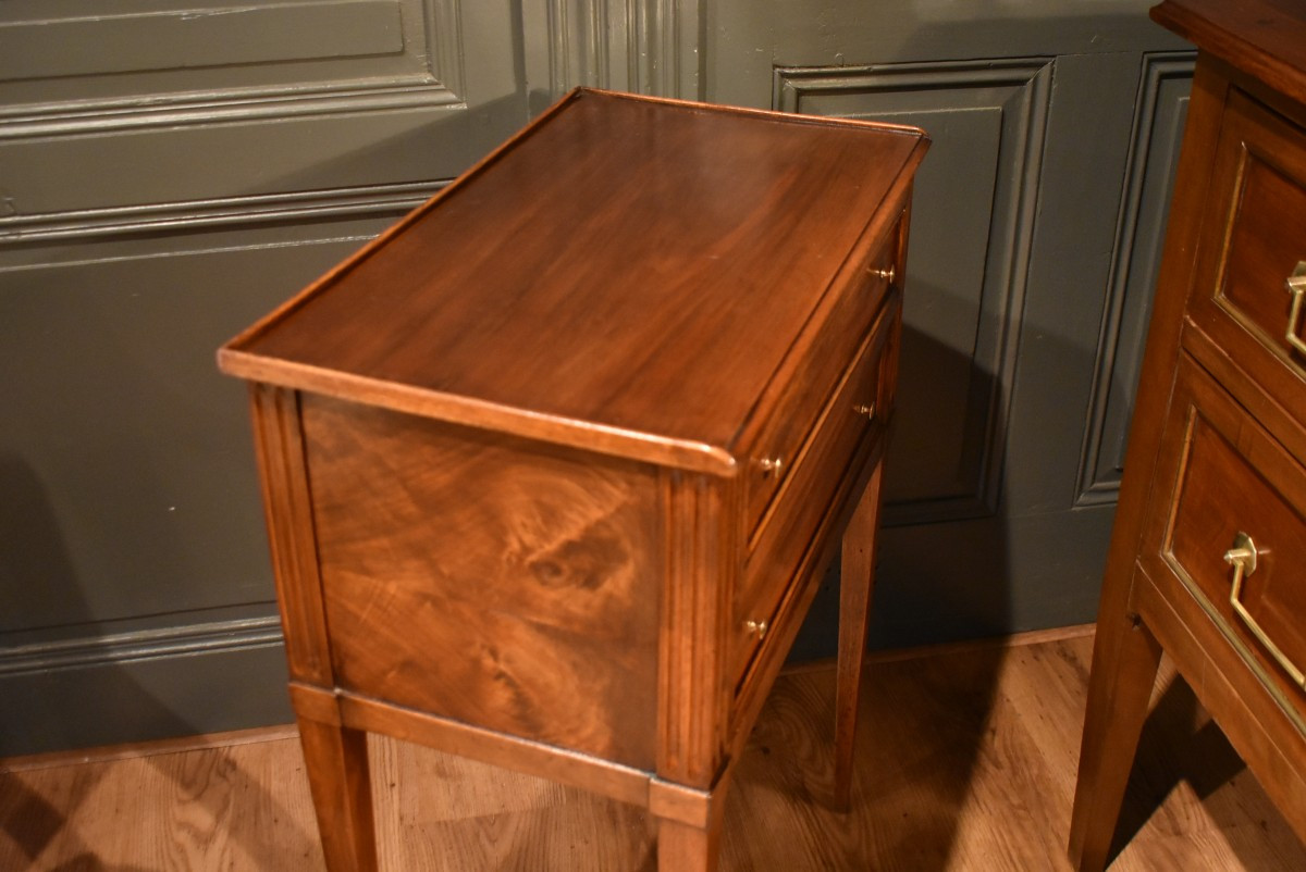 Chevet ou table d'appoint de style Louis XVI-photo-6