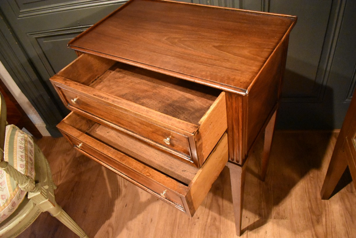 Chevet ou table d'appoint de style Louis XVI-photo-7