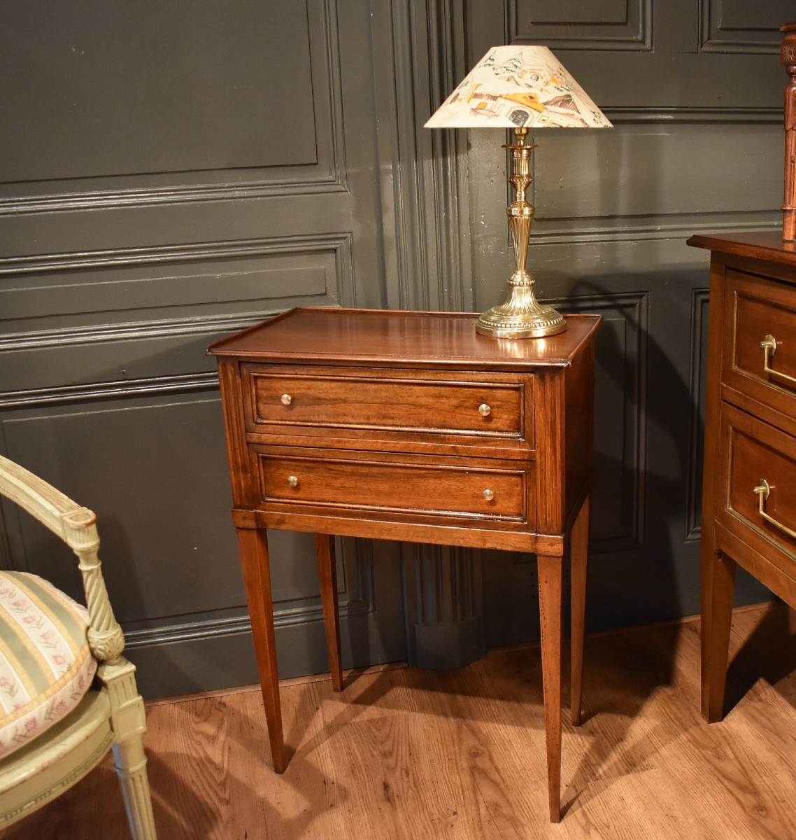 Chevet ou table d'appoint de style Louis XVI