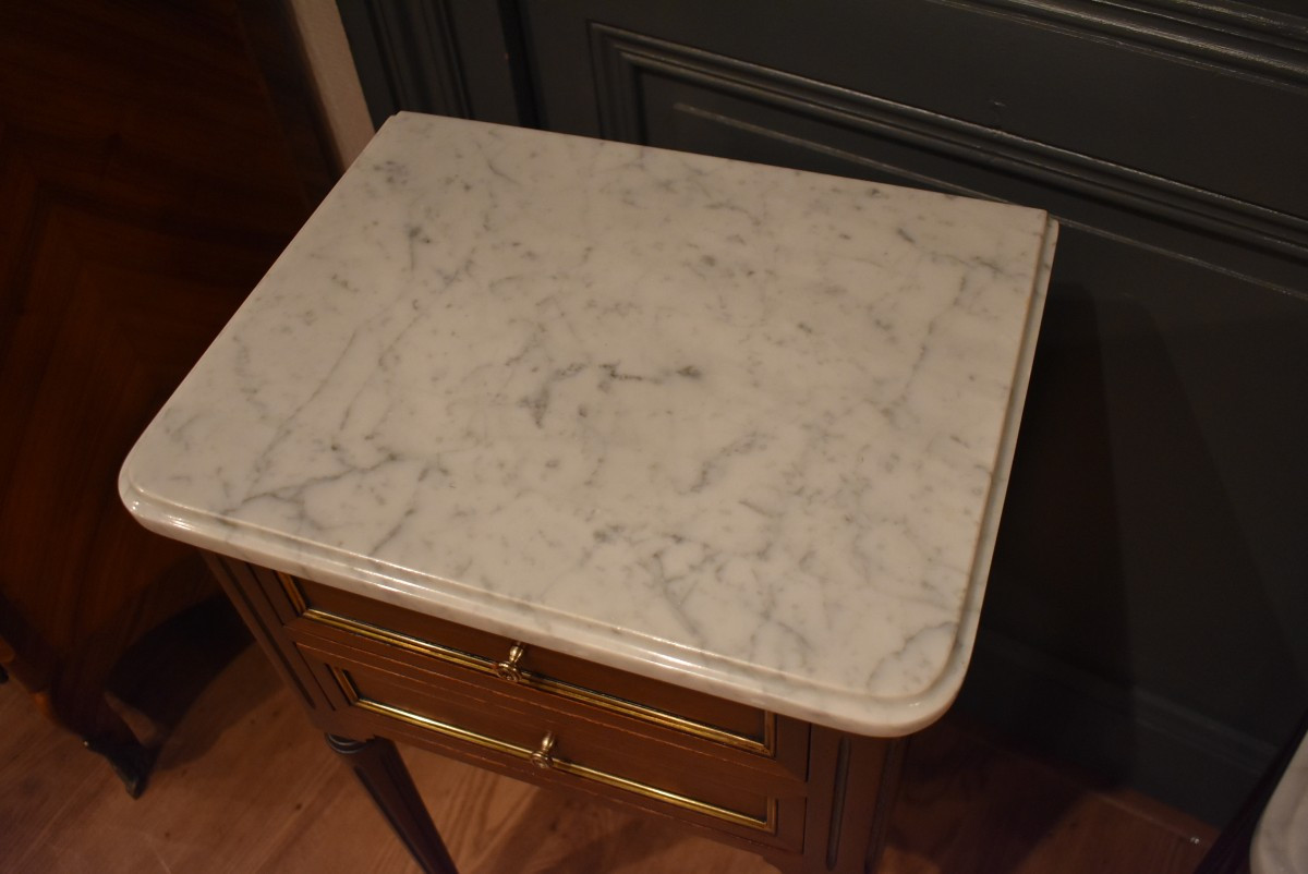 Paire de chevets de style Louis XVI-photo-3