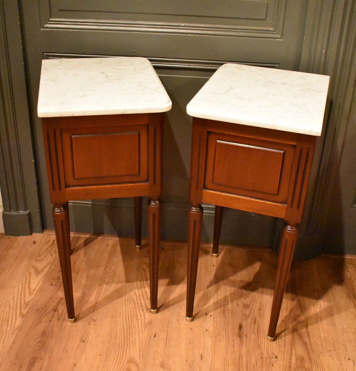 Paire de chevets de style Louis XVI-photo-4