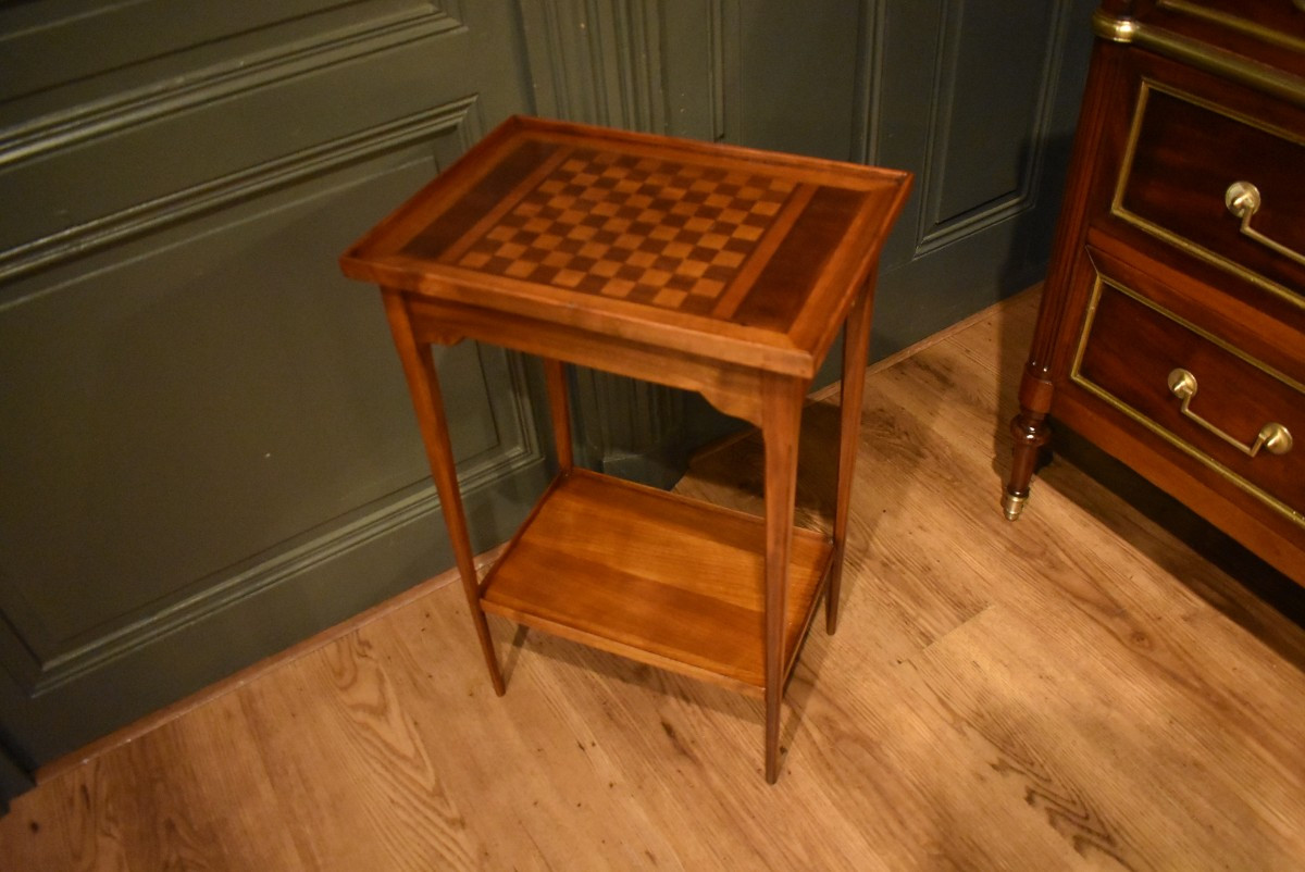 Small Louis XVI Style Side Table-photo-5