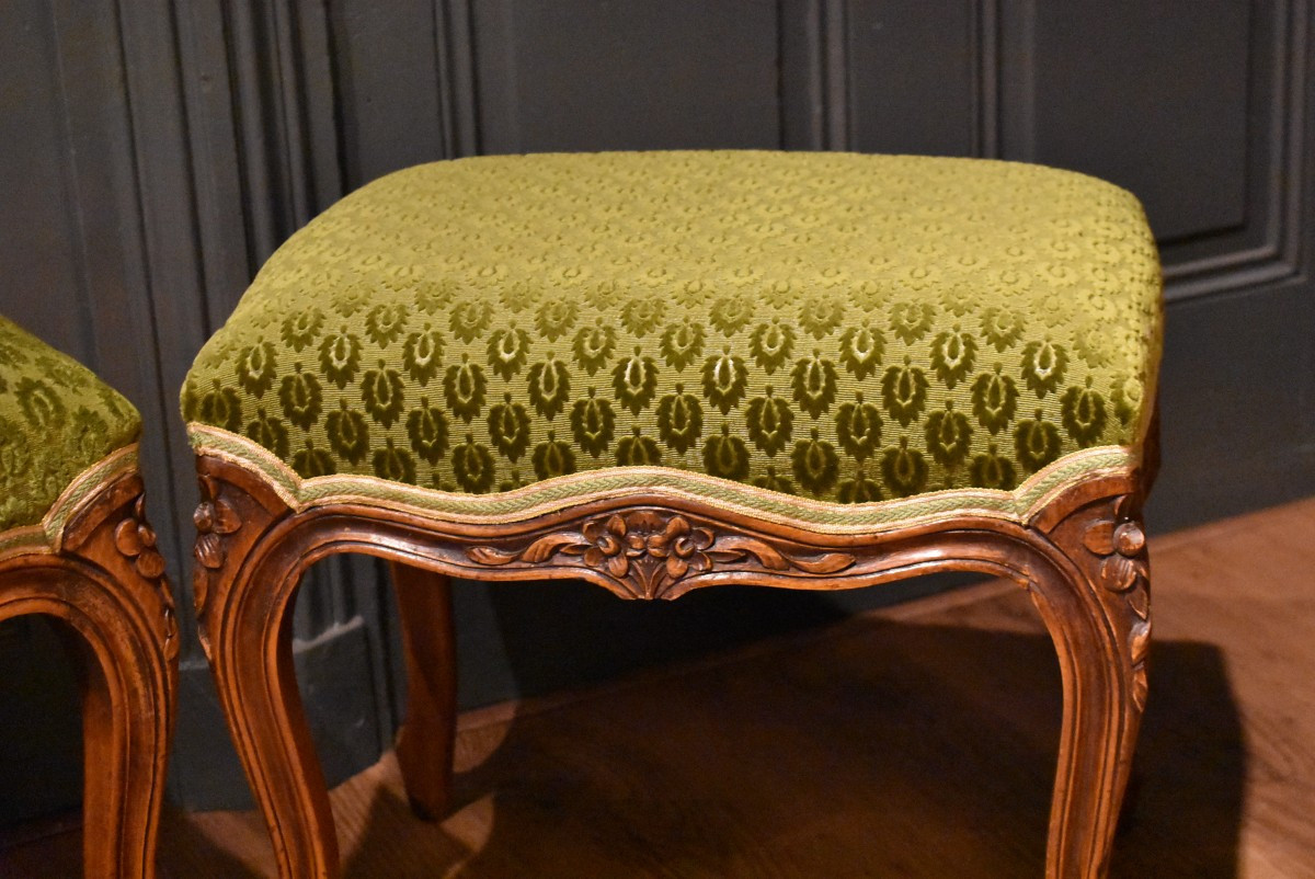 Pair Of Louis XV Style Stools-photo-1