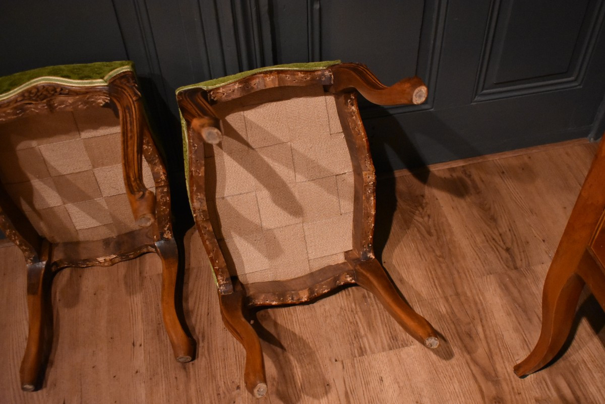 Pair Of Louis XV Style Stools-photo-7