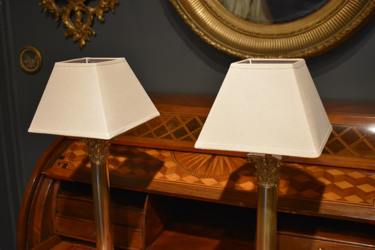 Pair Of Empire Style Lamps-photo-2