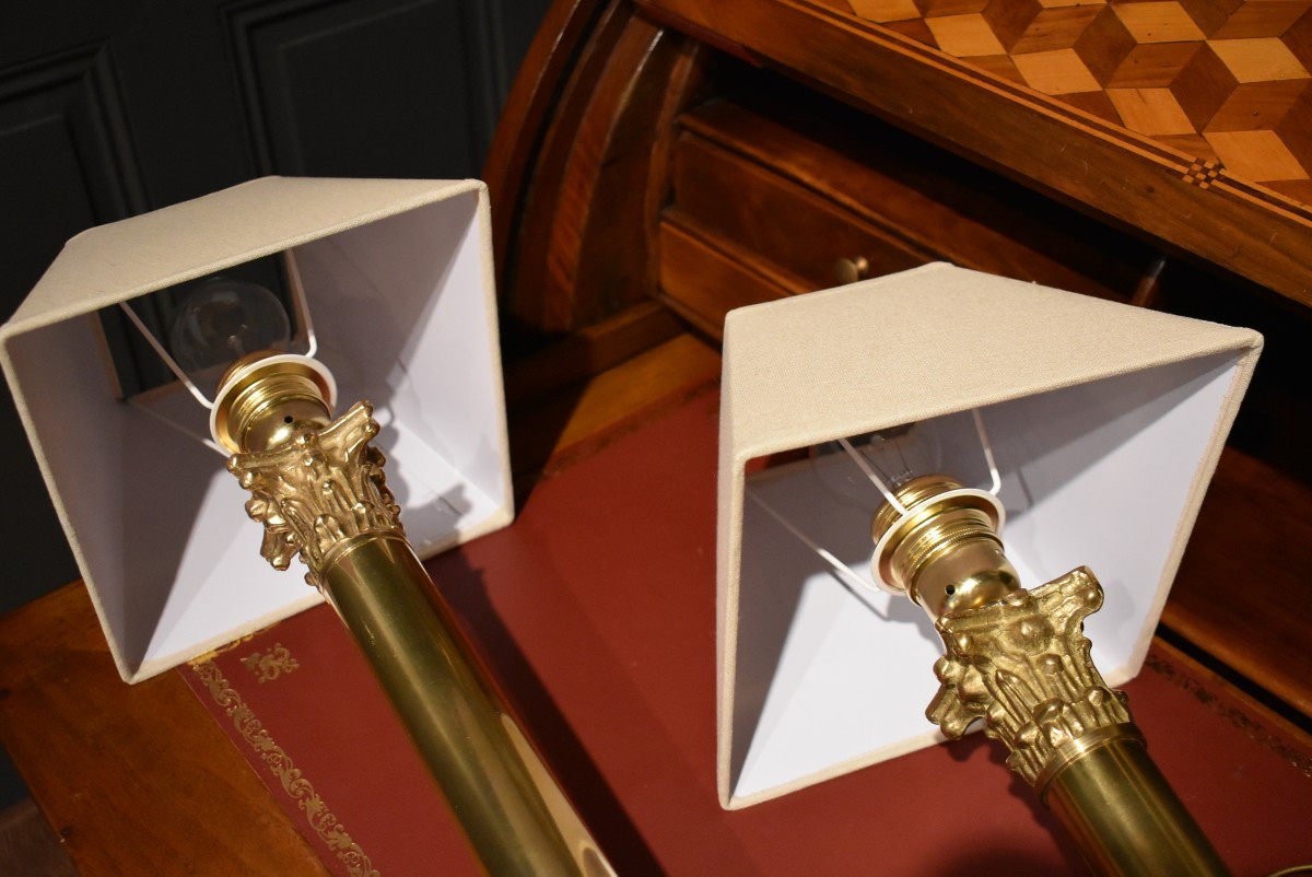 Pair Of Empire Style Lamps-photo-8