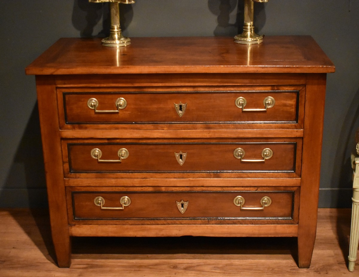 Petite commode  de style Louis XVI-photo-2