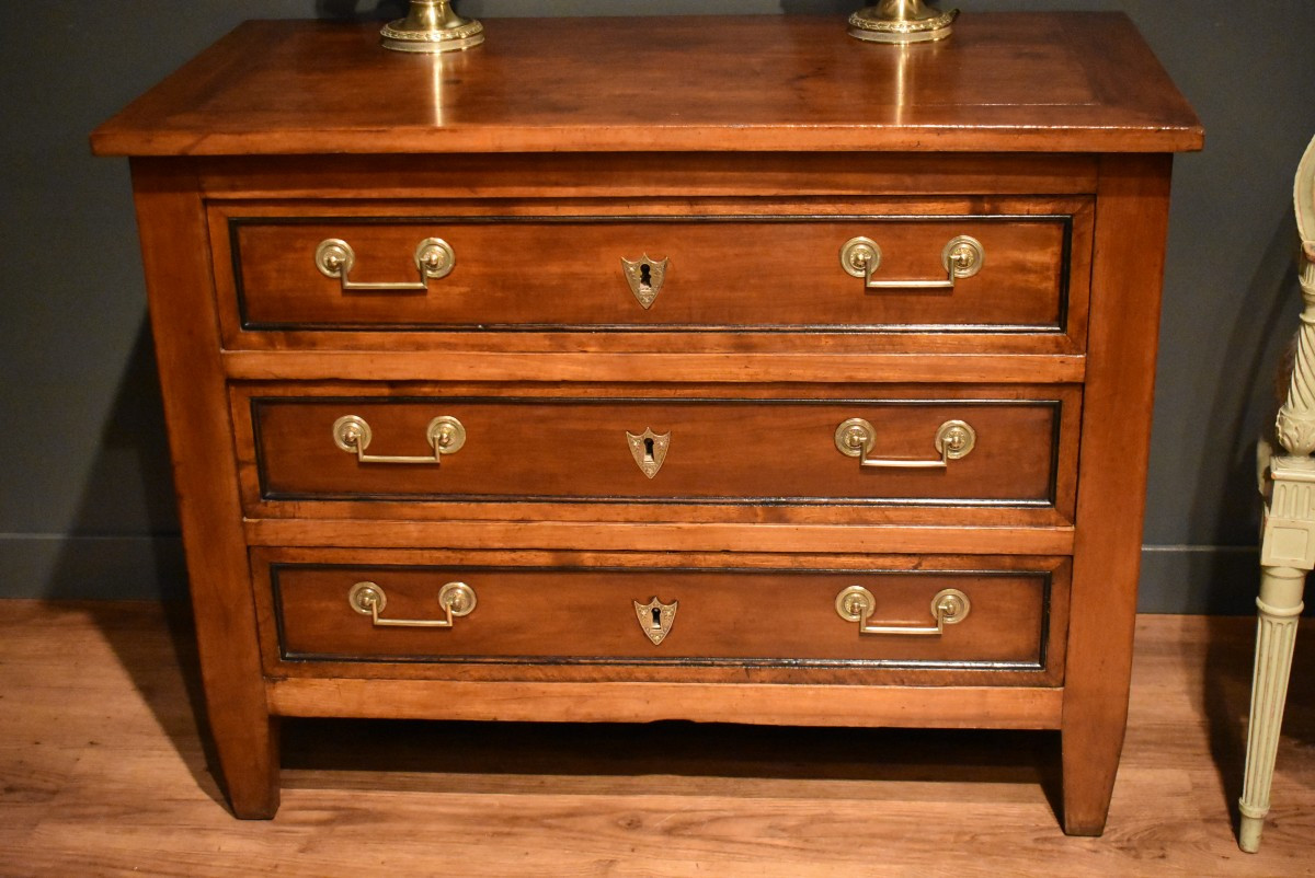 Petite commode  de style Louis XVI-photo-3