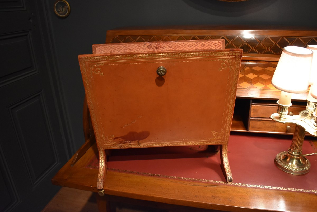 Leather Magazine Rack-photo-4