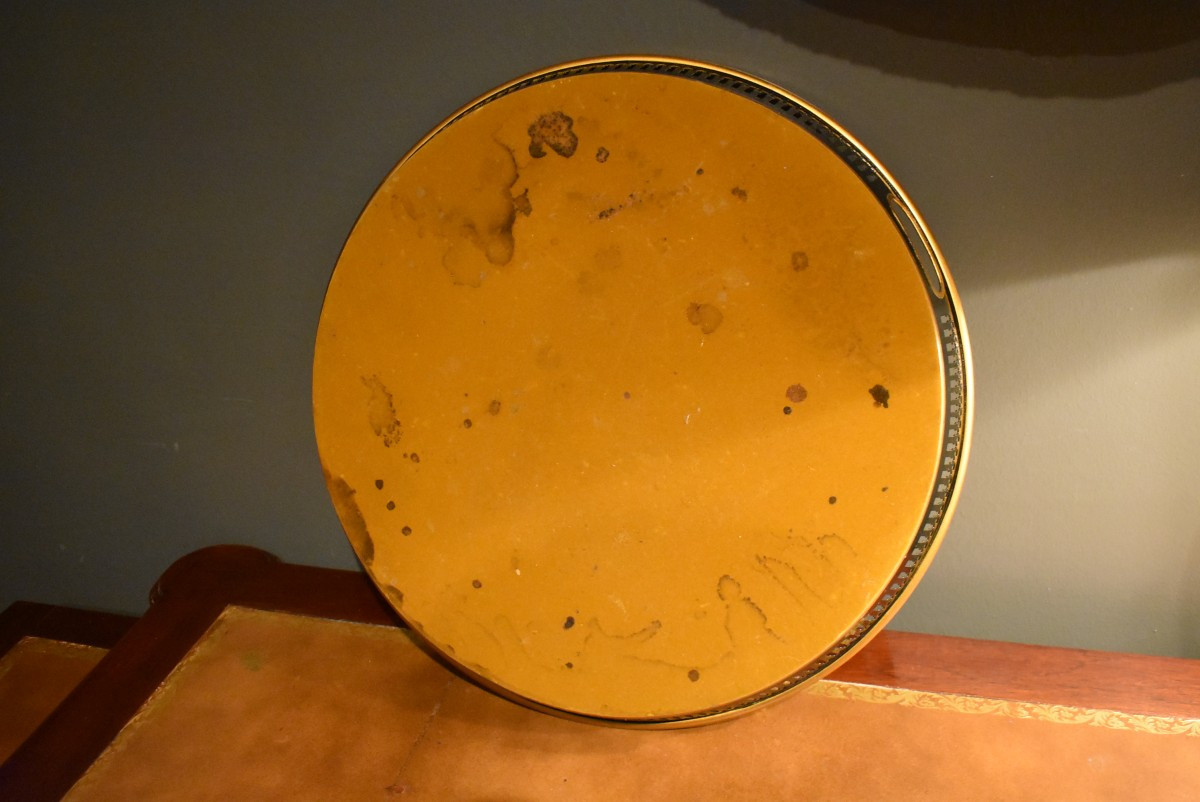 Plateau rond en tôle peinte-photo-1